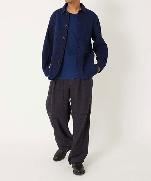 BLUE BLUE JAPAN（ブルーブルージャパン）の「ホンアイライトサシコ カバーオール（カバーオール・メンズ・インディゴブルー・L/XL/S/M）」の10枚目の写真