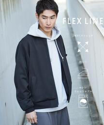 THE SHOP TK （ザ ショップ ティーケー ）の「FLEX LINE ストレッチリブブルゾン　ストレッチ/防シワ/マシンウォッシャブル/セットアップ可（ブルゾン）」