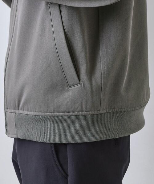 THE SHOP TK （ザ ショップ ティーケー ）の「FLEX LINE ストレッチリブブルゾン　ストレッチ/防シワ/マシンウォッシャブル/セットアップ可（ブルゾン・メンズ・グレー/ベージュ/ブラック・04/01/02/03）」の6枚目の写真