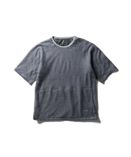Snow Peak（スノーピーク）の「Snow Peak / Alpha Direct Short Sleeve T-Shirt アルファダイレクト 半袖 Tシャツ（Tシャツ/カットソー・メンズ・ライトグリーン/チャコール・M/L/S/XL）」の12枚目の写真