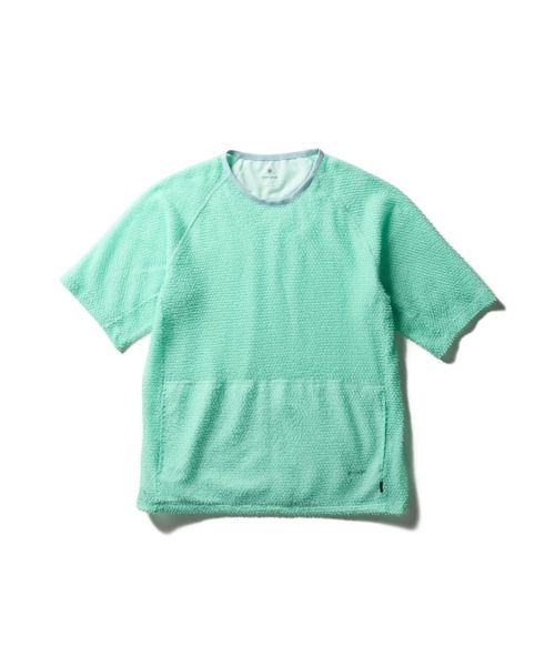 Snow Peak（スノーピーク）の「Snow Peak / Alpha Direct Short Sleeve T-Shirt アルファダイレクト 半袖 Tシャツ（Tシャツ/カットソー・メンズ・ライトグリーン/チャコール・M/L/S/XL）」の13枚目の写真
