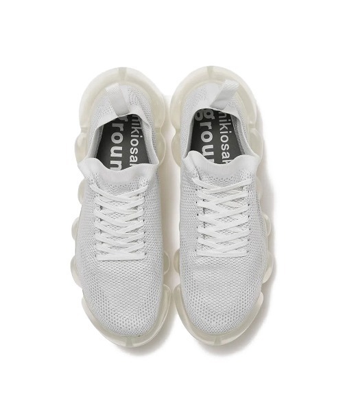 grounds（グラウンズ）の「grounds【グラウンズ】- ウィメンズ スニーカー 【JEWELRYR1-WHITEGRAY/TP-CLEAR 363】（スニーカー・メンズ・ホワイト・25.5cm/24.0cm/25.0cm/23.0cm/27.5cm/26.0cm）」の5枚目の写真