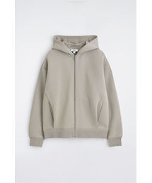 COS（コス）の「コットンピケ ジップアップ フーディー（パーカー）」