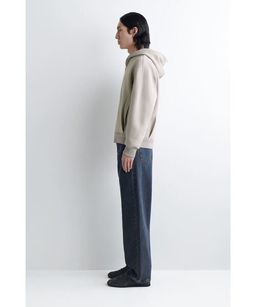 COS（コス）の「コットンピケ ジップアップ フーディー（パーカー・メンズ・グレー・M/L/XL/XS/S）」の7枚目の写真