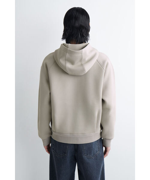 COS（コス）の「コットンピケ ジップアップ フーディー（パーカー・メンズ・グレー・M/L/XL/XS/S）」の8枚目の写真