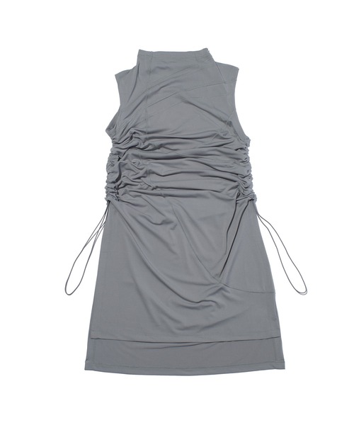 F/CE. （エフシーイー）の「F/CE. SOFT CURVE GATHER DRESS / エフシーイー ソフトカーブギャザードレス（ワンピース・レディース・ホワイト/ブラック/グレー・FREE）」の8枚目の写真