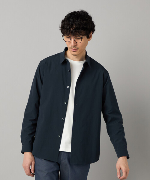 COMME CA MEN(コムサメン)の「37.5(R)テクノロジー レギュラーカラーシャツ(シャツ/ブラウス・メンズ・グレー/ネイビー/サックスブルー・M/L/S)」の2枚目の写真