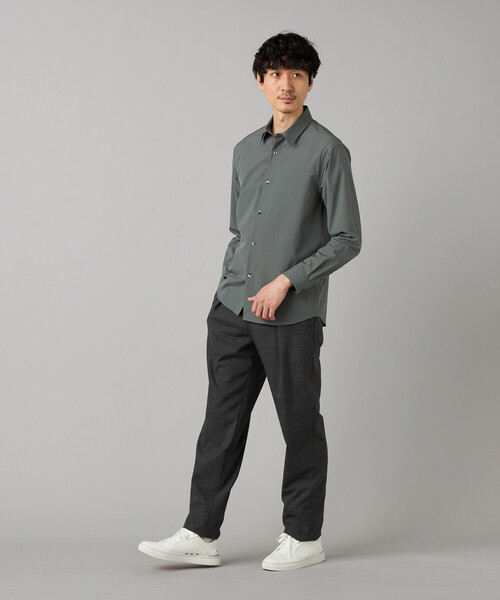 COMME CA MEN(コムサメン)の「37.5(R)テクノロジー レギュラーカラーシャツ(シャツ/ブラウス・メンズ・グレー/ネイビー/サックスブルー・M/L/S)」の4枚目の写真