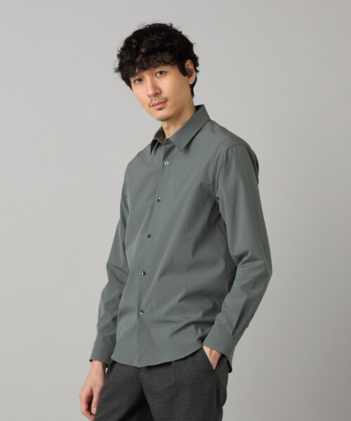 COMME CA MEN(コムサメン)の「37.5(R)テクノロジー レギュラーカラーシャツ(シャツ/ブラウス・メンズ・グレー/ネイビー/サックスブルー・M/L/S)」の7枚目の写真