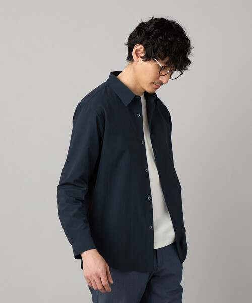 COMME CA MEN(コムサメン)の「37.5(R)テクノロジー レギュラーカラーシャツ(シャツ/ブラウス・メンズ・グレー/ネイビー/サックスブルー・M/L/S)」の11枚目の写真