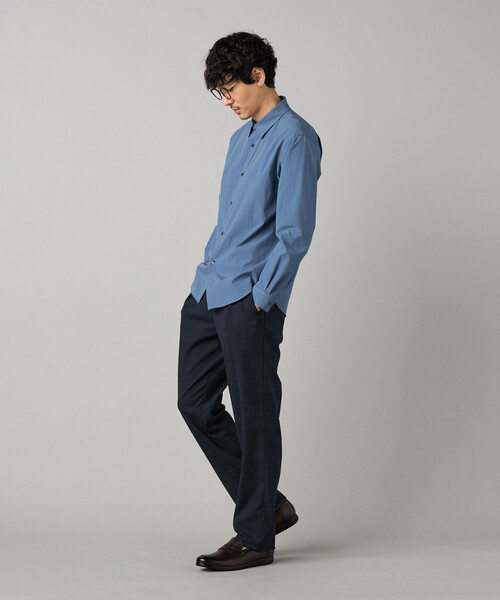 COMME CA MEN(コムサメン)の「37.5(R)テクノロジー レギュラーカラーシャツ(シャツ/ブラウス・メンズ・グレー/ネイビー/サックスブルー・M/L/S)」の12枚目の写真