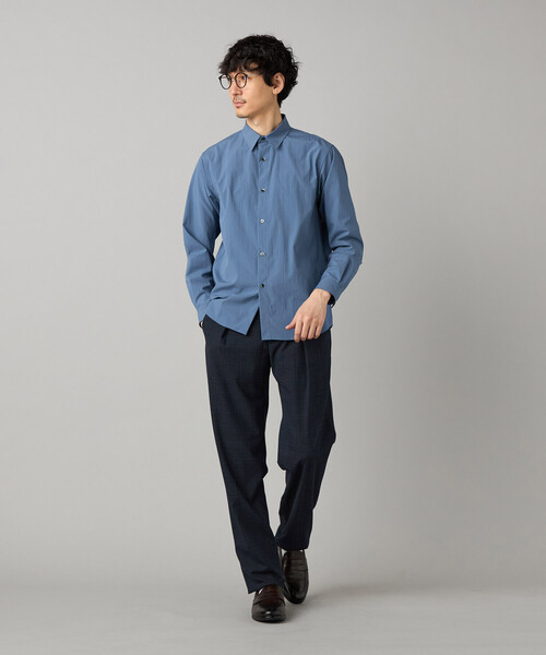 COMME CA MEN(コムサメン)の「37.5(R)テクノロジー レギュラーカラーシャツ(シャツ/ブラウス・メンズ・グレー/ネイビー/サックスブルー・M/L/S)」の13枚目の写真