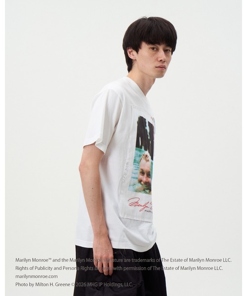 DISCOVERED（ディスカバード）の「MARILYN MONROE TEE (POOL)（パーカー・メンズ・ブラック/ホワイト・SMALL/LARGE）」の4枚目の写真