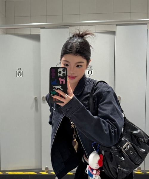 Ritzy(リッツィー)の「クロップドワークジャケット(ブルゾン・レディース・ホワイト/ネイビー・M/L)」の18枚目の写真