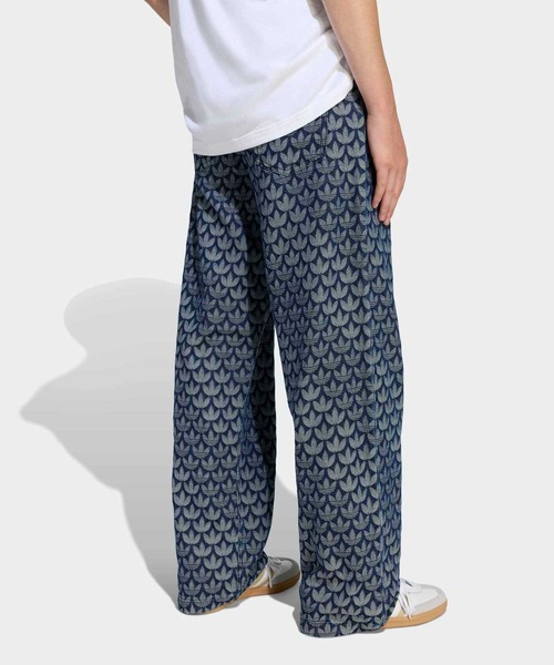 adidas（アディダス）の「デニム ルーズ モノグラム パンツ / アディダスオリジナルス adidas Originals（デニムパンツ・メンズ・ブルー・38inch/36inch/35inch/34inch/33inch/32inch/30inch/40inch/28inch）」の2枚目の写真