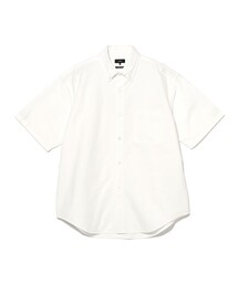 オックスフォード ボタンダウンシャツ 5分丈【ワイドフィット】