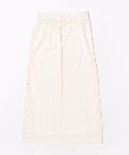 flower(フラワー)の「ブロッサムレーススカート(スカート・レディース・アイボリー/ブラック・FREE)」の10枚目の写真