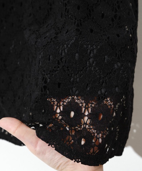 flower(フラワー)の「ブロッサムレーススカート(スカート・レディース・アイボリー/ブラック・FREE)」の18枚目の写真