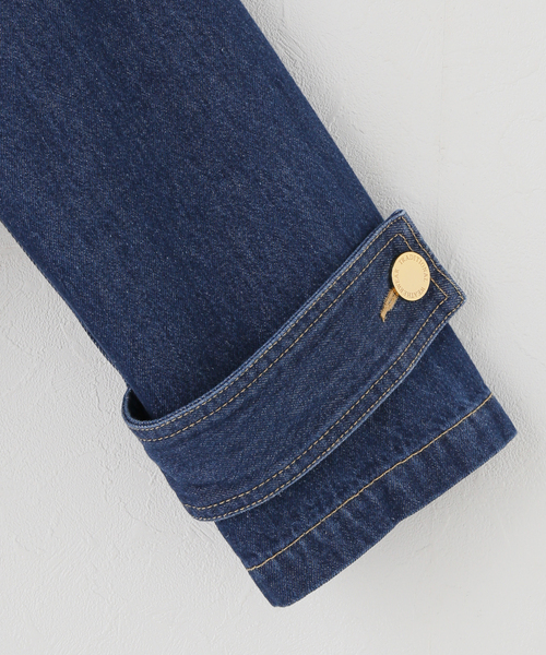 Traditional Weatherwear（トラディショナルウェザーウェア）の「【TRADITIONAL WEATHERWEAR】MALTON B/T SHORT DENIM（デニムジャケット・レディース・ブルー・34/32）」の3枚目の写真