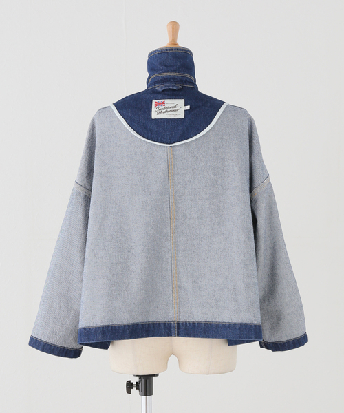 Traditional Weatherwear（トラディショナルウェザーウェア）の「【TRADITIONAL WEATHERWEAR】MALTON B/T SHORT DENIM（デニムジャケット・レディース・ブルー・34/32）」の9枚目の写真