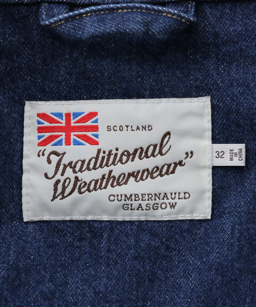 Traditional Weatherwear（トラディショナルウェザーウェア）の「【TRADITIONAL WEATHERWEAR】MALTON B/T SHORT DENIM（デニムジャケット・レディース・ブルー・34/32）」の10枚目の写真
