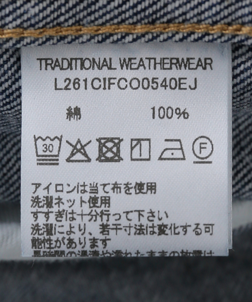 Traditional Weatherwear（トラディショナルウェザーウェア）の「【TRADITIONAL WEATHERWEAR】MALTON B/T SHORT DENIM（デニムジャケット・レディース・ブルー・34/32）」の11枚目の写真