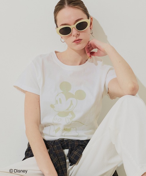 coca(coca)(コカ)の「【ディズニー】ウォッシュドTシャツ(Tシャツ/カットソー・レディース・A/B/D/C/G/E/F・L/S/M)」の1枚目の写真