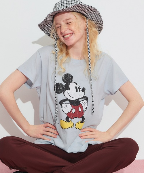 coca(coca)(コカ)の「【ディズニー】ウォッシュドTシャツ(Tシャツ/カットソー・レディース・A/B/D/C/G/E/F・L/S/M)」の6枚目の写真