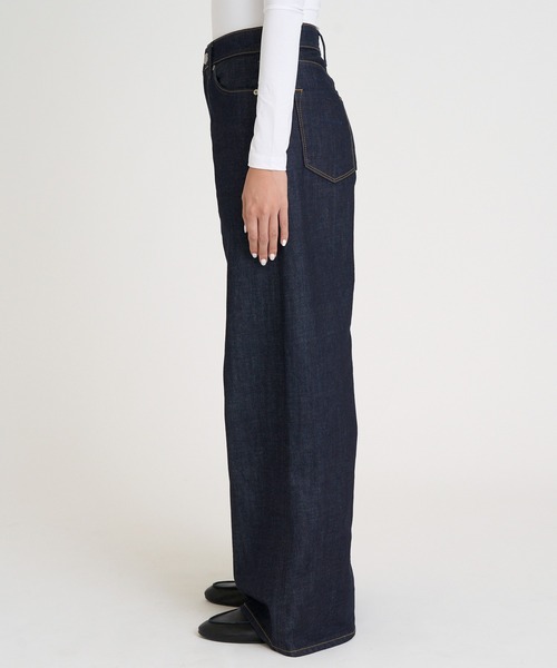 YANUK(ヤヌーク)の「バギーストレート"MARY"(デニムパンツ・レディース・ワンウォッシュ・27inch/26inch/25inch/24inch/23inch/22inch/21inch)」の4枚目の写真