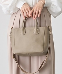 LASIEM（ラシエム）の「ショルダーバッグ ミニトートバッグ レディース ポシェット 軽量 インナーバッグ 本革 レザー ビジネス 通勤（ショルダーバッグ）」