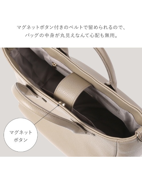 LASIEM(ラシエム)の「ショルダーバッグ ミニトートバッグ レディース ポシェット 軽量 インナーバッグ PUレザー ビジネス 通勤(ショルダーバッグ・レディース・ライトグレー/ブラック/ライトオレンジ系・FREE)」の14枚目の写真