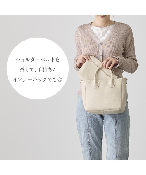 LASIEM(ラシエム)の「ショルダーバッグ ミニトートバッグ レディース ポシェット 軽量 インナーバッグ PUレザー ビジネス 通勤(ショルダーバッグ・レディース・ライトグレー/ブラック/ライトオレンジ系・FREE)」の18枚目の写真
