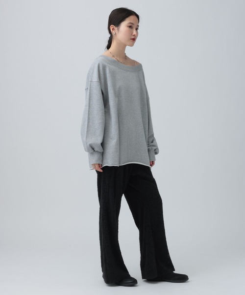 LEPSIM（レプシィム）の「オフショルプルオーバー　639511（Tシャツ/カットソー・レディース・ネイビー/ライトブルー/グレー・FREE）」の9枚目の写真