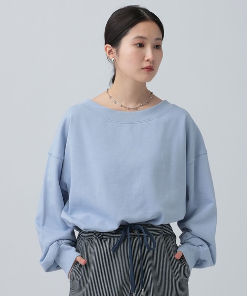 LEPSIM（レプシィム）の「オフショルプルオーバー　639511（Tシャツ/カットソー・レディース・ネイビー/ライトブルー/グレー・FREE）」の11枚目の写真