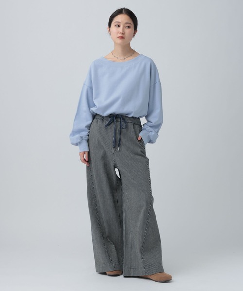 LEPSIM（レプシィム）の「オフショルプルオーバー　639511（Tシャツ/カットソー・レディース・ネイビー/ライトブルー/グレー・FREE）」の14枚目の写真