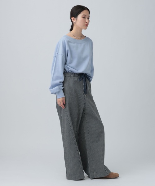 LEPSIM（レプシィム）の「オフショルプルオーバー　639511（Tシャツ/カットソー・レディース・ネイビー/ライトブルー/グレー・FREE）」の15枚目の写真