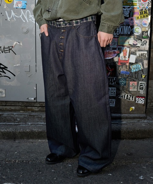 kutir(クティール)の「【8周年限定アイテム】CHECK DESIGN GROMMET BELT/チェックデザインハトメベルト(ベルト・メンズ・ブラウン/グリーン/ブラック・FREE)」の13枚目の写真