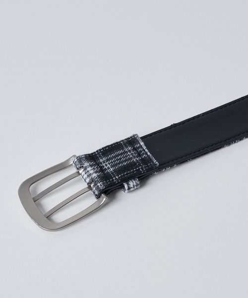 kutir(クティール)の「【8周年限定アイテム】CHECK DESIGN GROMMET BELT/チェックデザインハトメベルト(ベルト・メンズ・ブラウン/グリーン/ブラック・FREE)」の22枚目の写真