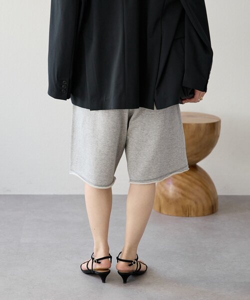 RIVE DROITE(リヴドロワ)の「予約【イージーな履き心地】スエットハーフパンツ(スウェットパンツ・レディース・グレー/ブラウン・FREE)」の19枚目の写真