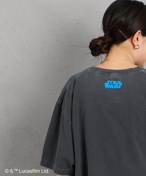 GOOD ROCK SPEED（グッドロックスピード）の「【WEB先行予約】[GOOD ROCK SPEED/グッドロックスピード] 別注 / STAR WARS / R2-D2 / EWOK / プリントTシャツ / ディズニー（Tシャツ/カットソー・レディース・チャコール・M/XL/L）」の13枚目の写真