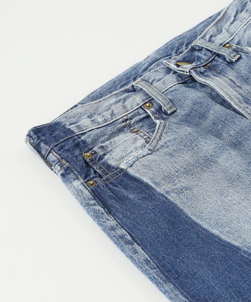 EDIFICE（エディフィス）の「Dear Boro（ディアボロ）1985 Jean（デニムパンツ・メンズ・ネイビー・32/34）」の3枚目の写真