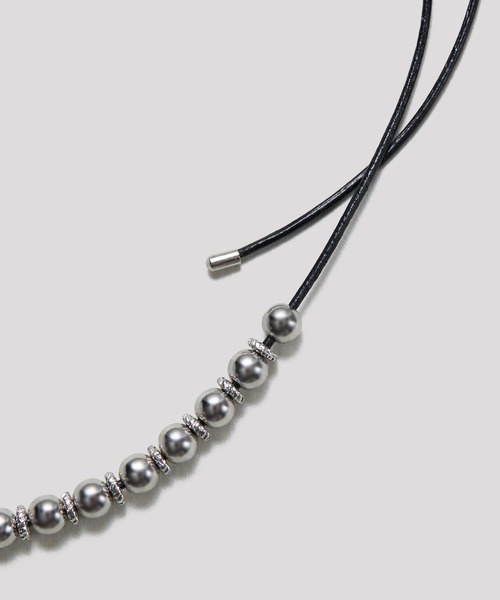 LAPUIS(ラピュイ)の「LAPUIS(ラピュイ)Metal Beads choker(チョーカー・レディース・シルバー/ゴールド・FREE)」の13枚目の写真