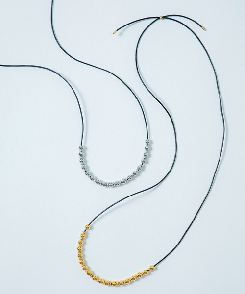 LAPUIS(ラピュイ)の「LAPUIS(ラピュイ)Metal Beads choker(チョーカー・レディース・シルバー/ゴールド・FREE)」の8枚目の写真