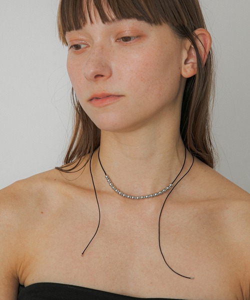 LAPUIS(ラピュイ)の「LAPUIS(ラピュイ)Metal Beads choker(チョーカー・レディース・シルバー/ゴールド・FREE)」の16枚目の写真