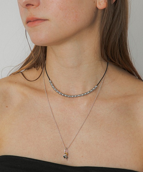 LAPUIS(ラピュイ)の「LAPUIS(ラピュイ)Metal Beads choker(チョーカー・レディース・シルバー/ゴールド・FREE)」の17枚目の写真