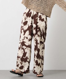 Gready Brilliant | ぼかしフラワーワイドパンツ(その他パンツ)