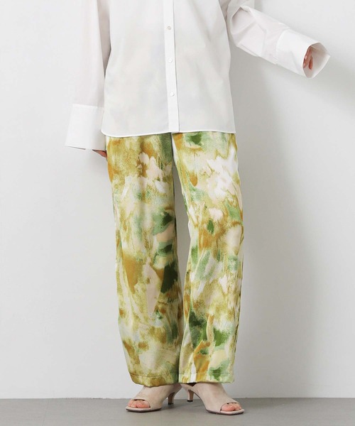 Gready Brilliant（グレディブリリアン）の「ぼかしフラワーワイドパンツ（その他パンツ・レディース・ブラウン系/イエロー系・FREE）」の15枚目の写真