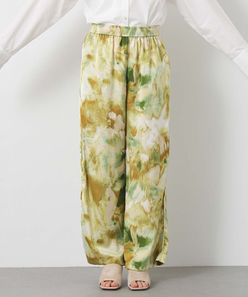 Gready Brilliant（グレディブリリアン）の「ぼかしフラワーワイドパンツ（その他パンツ・レディース・ブラウン系/イエロー系・FREE）」の19枚目の写真
