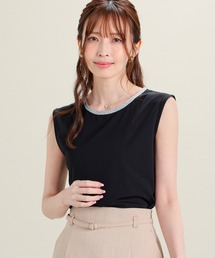 ラメテープ付タンクトップ