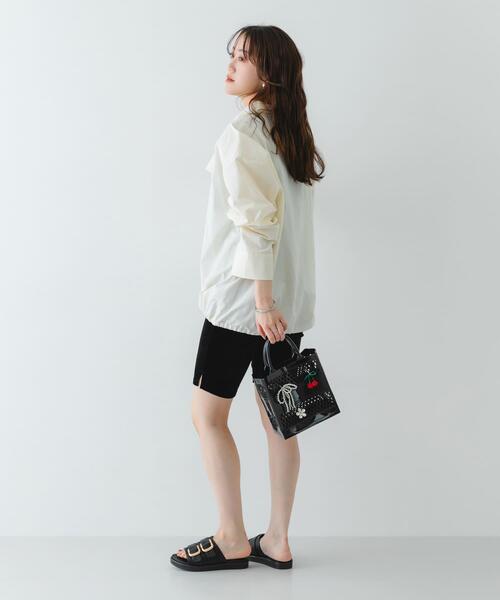 RODE SKO（ロデスコ）の「チャームセットジェリーバッグ（ハンドバッグ・レディース・クリア/ライトブルー/ブラック・ONE）」の9枚目の写真